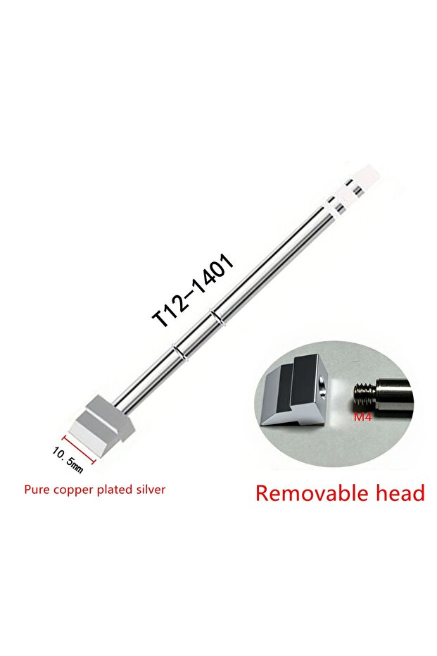 For T12-1401-10.5mm T12 C245 Shovel-Shaped Iron Tip, Electric Soldering Iron Tip, DIY Soldering and