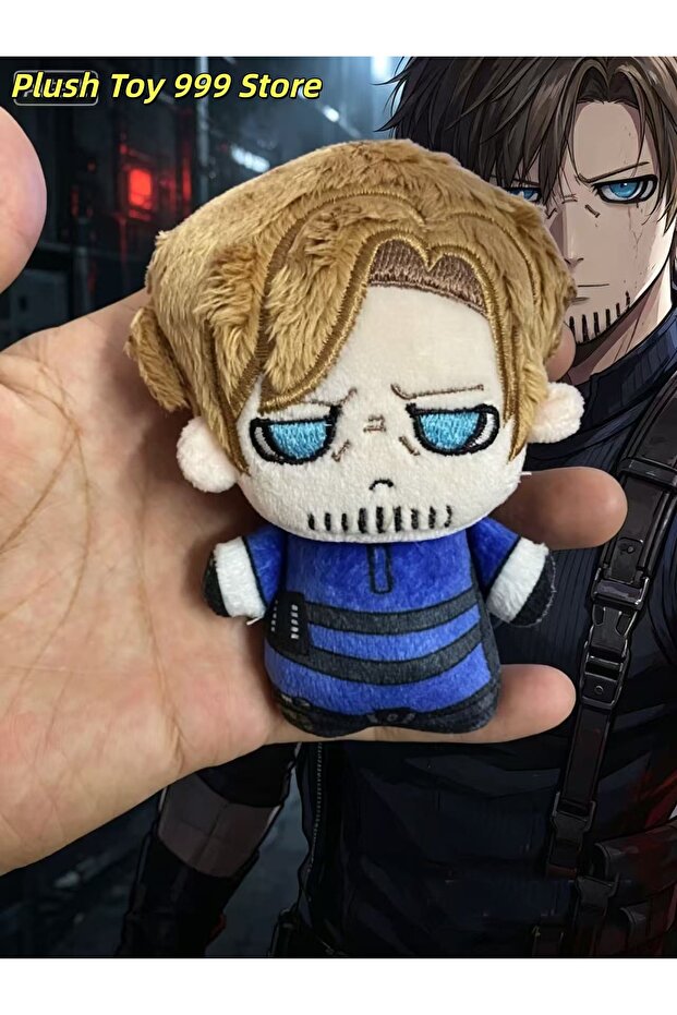 10cm 10cm Resident Leon·Scott·Kennedy Soft Plushies Decompression Bending Doll Gifts Cute Ashley