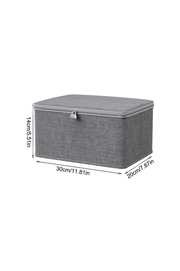 S Large Storage Box with Lock Stackable Storage Container Secure with Handle Locking Organizing Bin.