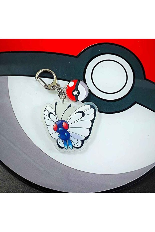 5cm 24 Pokémon Pikachu Bulbasaur Eevee Bulbasaur Acrylic Keychain Cute Backpack Pendant Bag Charms A