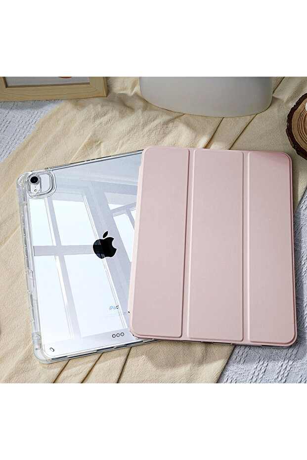 حافظة iPad 10.2 7th 8th9th وردية اللون لجهاز iPad Air 11 2025 iPad الجيل العاشر 11th A16 9th Mini6 7 13in