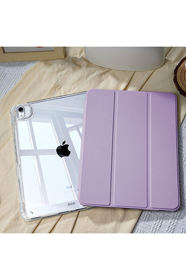 حافظة Pro 12.9 4th 5th 6th أرجوانية لجهاز iPad Air 11 لعام 2025 iPad الجيل العاشر 11th A16 9th Mini6 7 13i
