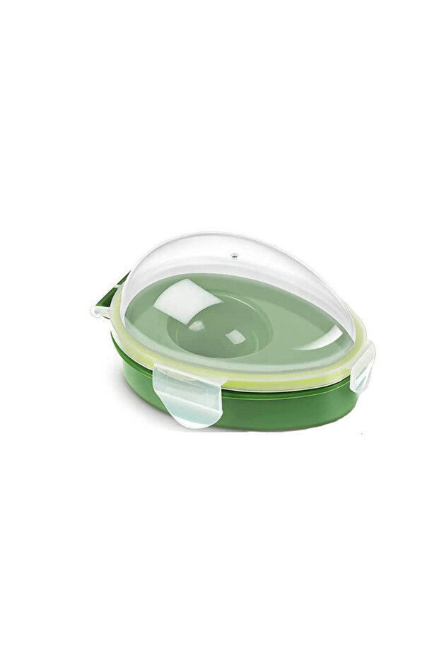 1pc Avocado Keeper Container - Semi-Circle BPA-Free Box with See-Through Lid & Silicone Seal, Airt