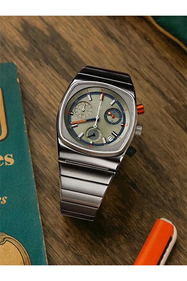 silver CILOA 2026 New Square Men's Watch Niche Light Luxury Men's High-End Men's Watch Trendy Watch