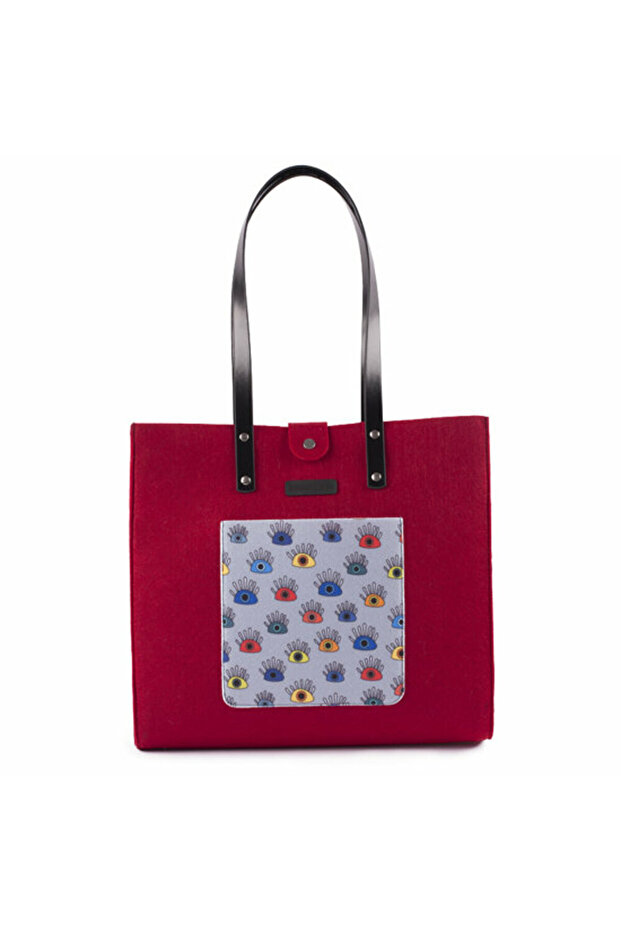 My Eye Felt Bag with Hanger - on You