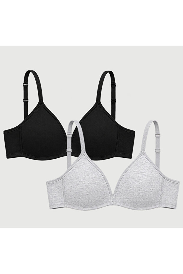 Women's Cotton Non-Wired Non-Padded 2-Pack My First Bra Bb2321