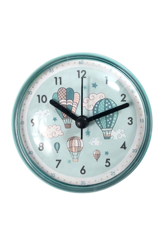 5 Mini Sucker Wall Clock Bathroom Anti-Fog Waterproof 7cm Kitchen Toilet Living Room Waterproof Smal