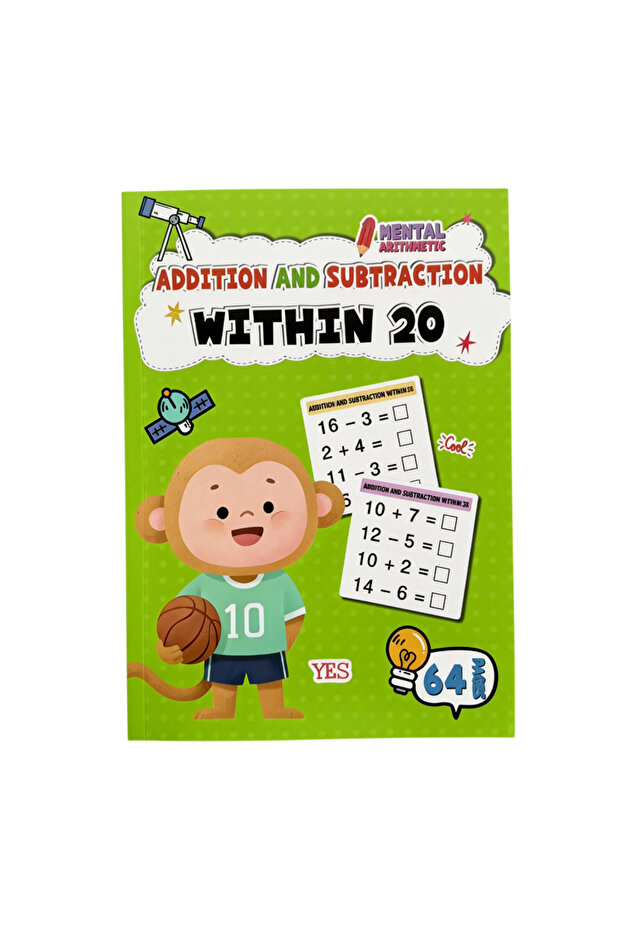 within 20 Math Addition and Subtraction Exercise Book Within 10-100 ,64 Pages Mathematics Specialize