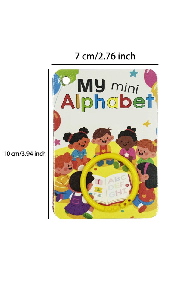 27 sheets Cards 26 English Alphabet A-Z Cards 156 Words Children's Early Education Flashcards Learni