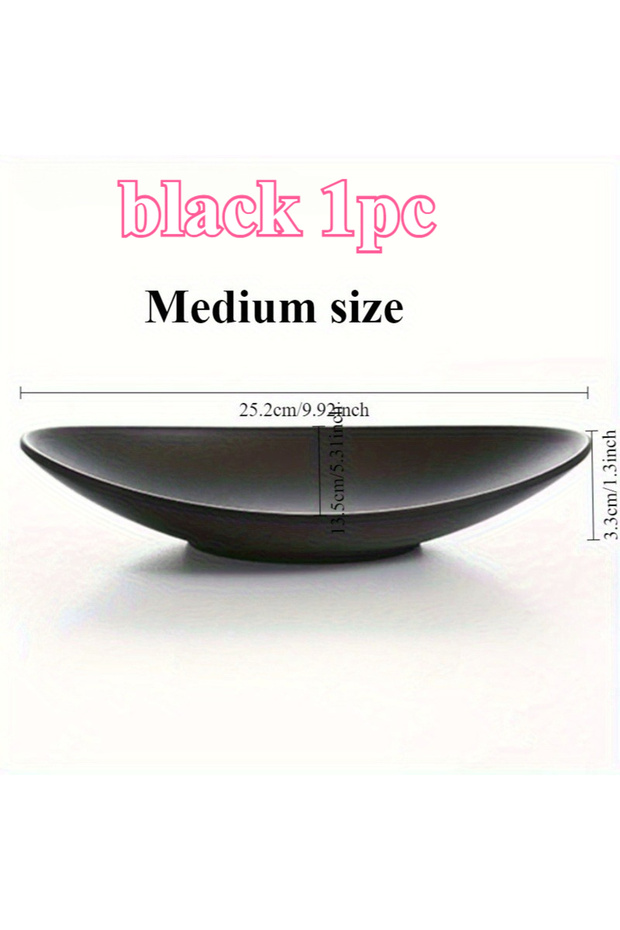 Mediumblack1pc 1PC Multifunctional Tray Oval Frosted Black Jewelry Ring Jewelry Key Tray Organizer K
