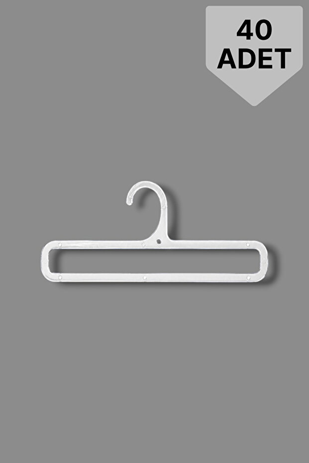 Shawl Hanger 40 Pieces -Scarf Hanger- Scarf Hanger Rectangular Model