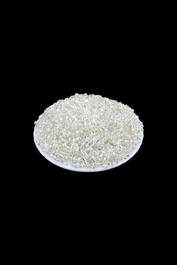 Silver 5X4 mm Large Cut Beads 50 Gr