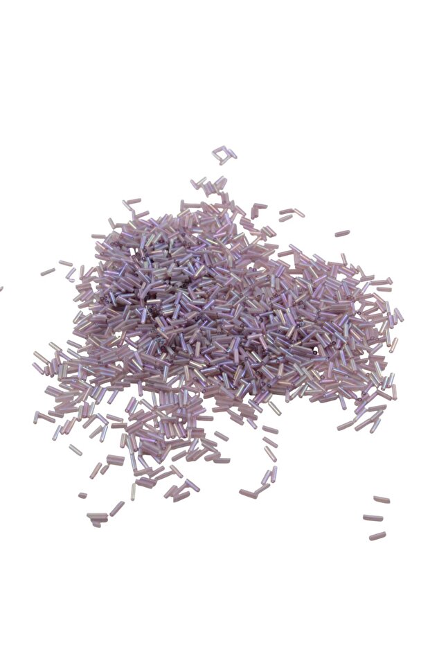 خرز كريستال أرجواني فاتح 6x2 مم 100 جرام