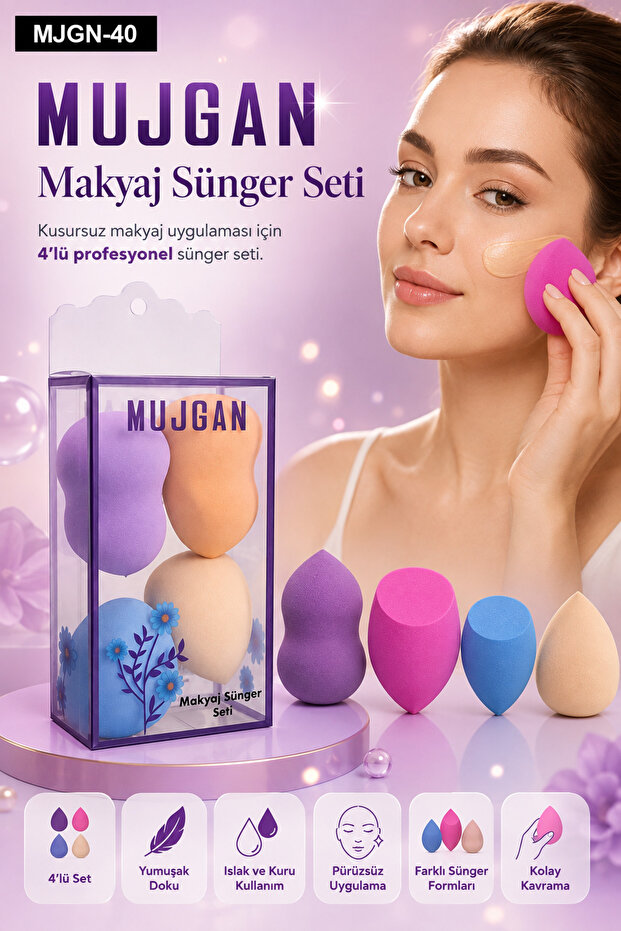 6-Piece Makeup Sponge Set