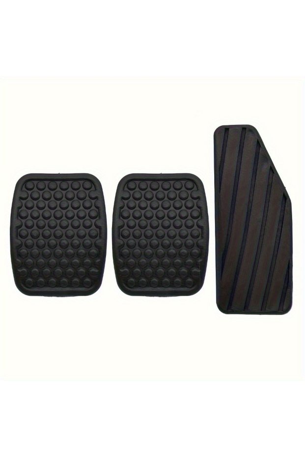 3pcs 3-piece set of car foot pedals, brake and accelerator pedal pads, anti-slip and durable, univer