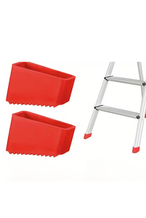 2pcs 2/4 heavy-duty ladder foot pads - Universal A-frame ladder maintenance foot covers, stable desi