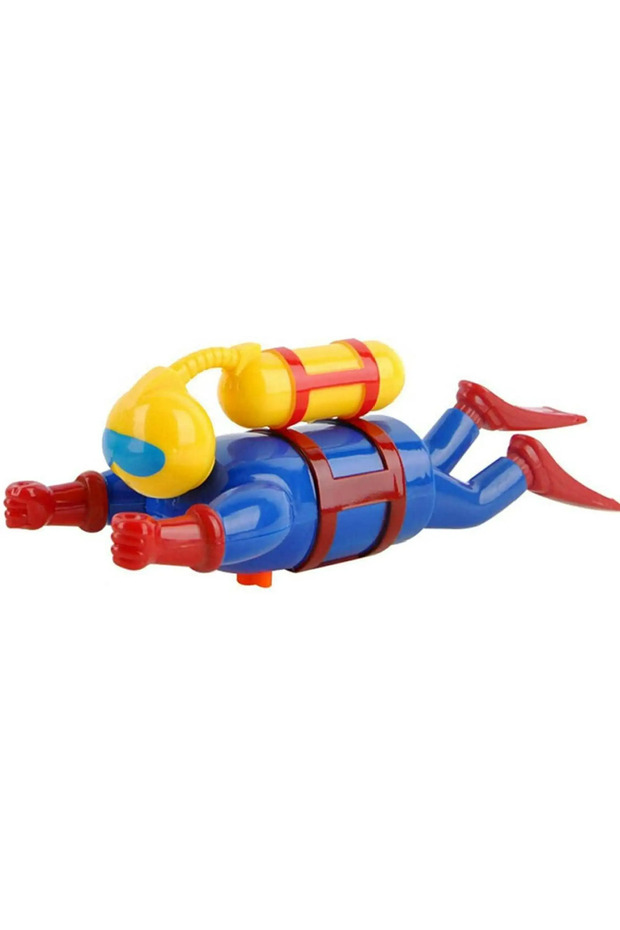 Diver Wind-Up Scuba Diver Submarine Bath Toy Clockwork Swimming & Diving Man Tub Baby Water Toy Bath
