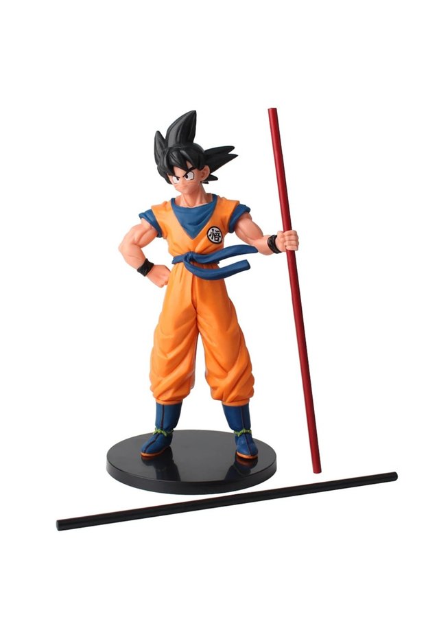 no box Anime 22CM Top Seven Dragon Ball Stick Son Goku Figure Collection Desktop Car Interior