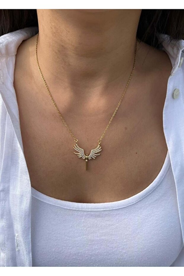 Jewelled Angel Necklace