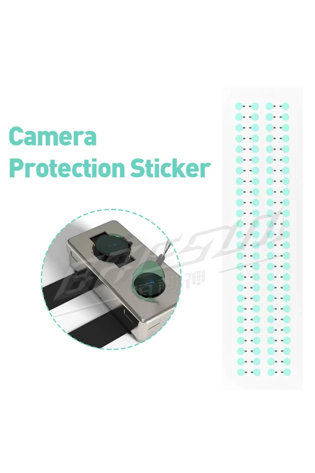 Green 100Pcs Protective Camera Sticker Dust Stickers High Temperature Tape For IP6G-15Pro Max Infrar