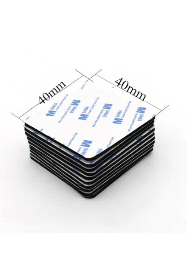 10Pcs Black 40x40mm 10/20 Pieces of Super Strong Double-Sided Tape Foam Pad, High-Grade Double-Sided