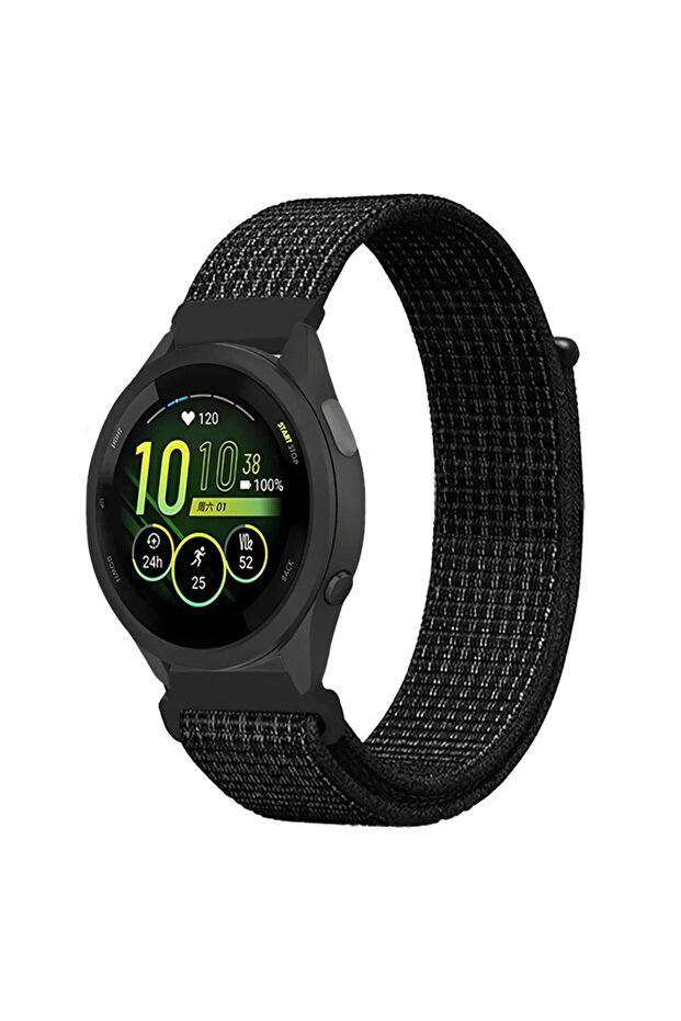 For 20mm Black white 20mm 22mm Nylon Strap for Garmin Forerunner 970 965 955 570 265 165 55 Sport Br