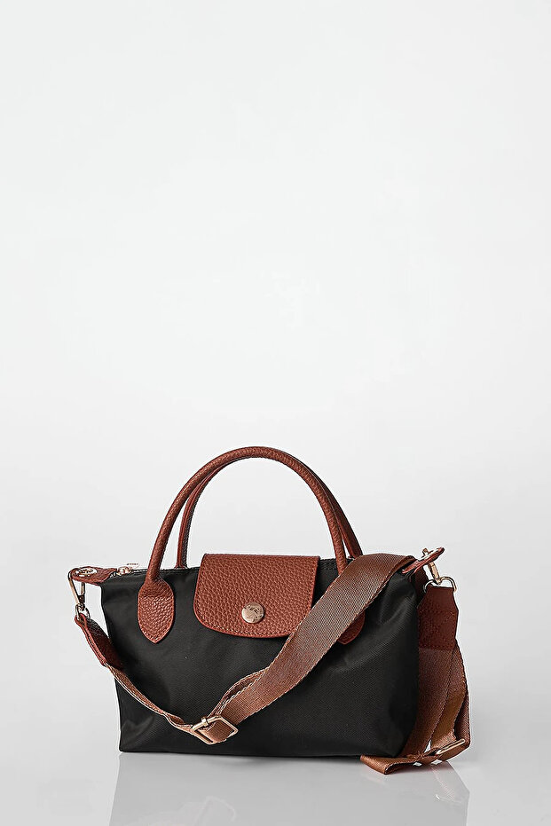 Medium Size Fabric Bag Black