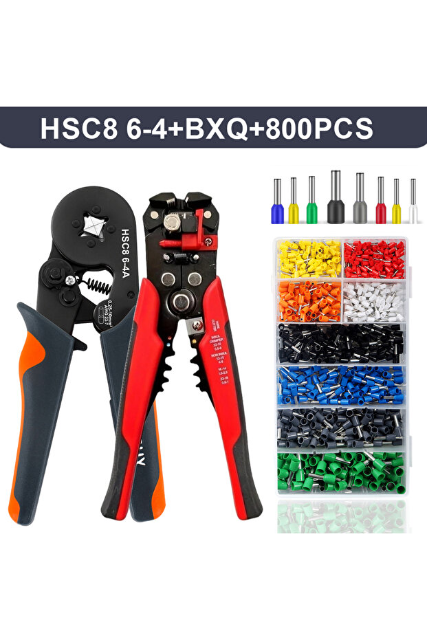 6-4 BXQ800PCS Wire Stripping Multifunctional Pliers For Cable Cut CrimpTerminal High Precision Autom
