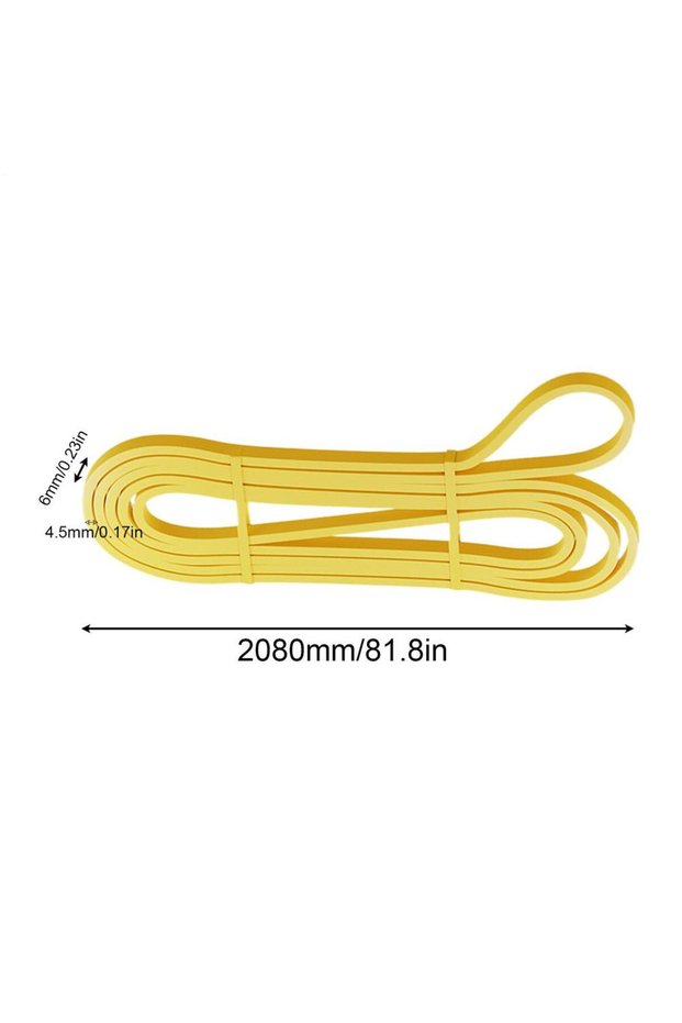 yellow 20 lbs Fitness Resistance Band Boxing Training Workout Gym Equipment Yoga Pilates Accessories
