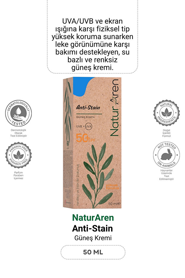 Anti-Stain Anti-Stain Sunscreen Spf 50+ 50 ml