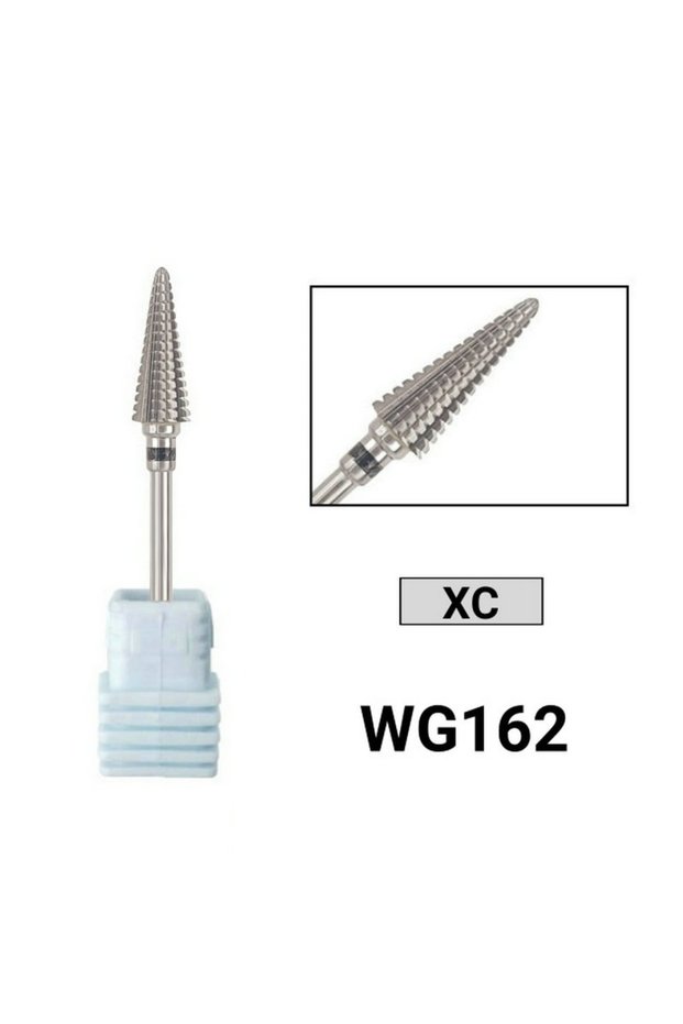 WG162-XC 1Pcs 17mm Pro Cone Carbide Cuticle Clean Nail Bit Nail Tungsten Drill Bit Electric Grinding