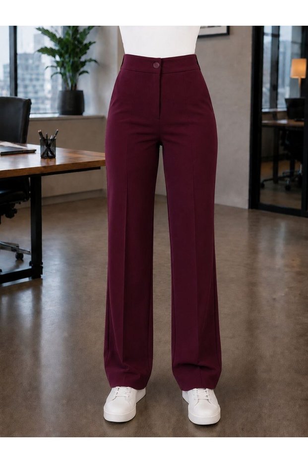 Women's Lycra Striped Palazzo Trousers
