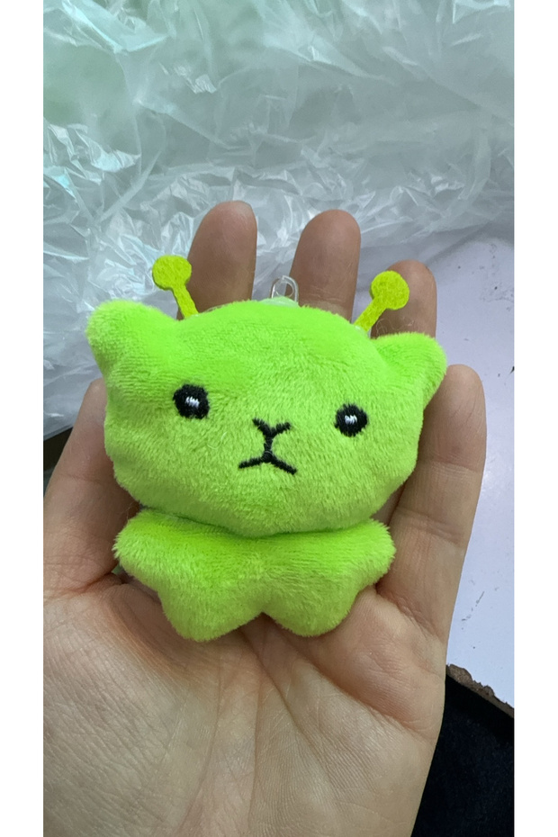 1pcs New Mini Alien Cat Invasion Earth Handmade Doll Pendant Super Soft Cute Bag Accessories Gifts S