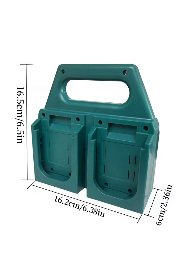 4 Slot 4/6-Slot Durable Battery Storage Case Compatible for Makita 14V/18V Lithium-Ion Tools, Sturdy