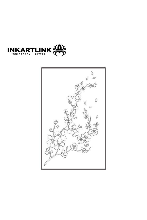 142-1016XL Whispers of Spring Temporary Tattoo,Lasts To 15 Days New Technology Magic Waterproof Semi