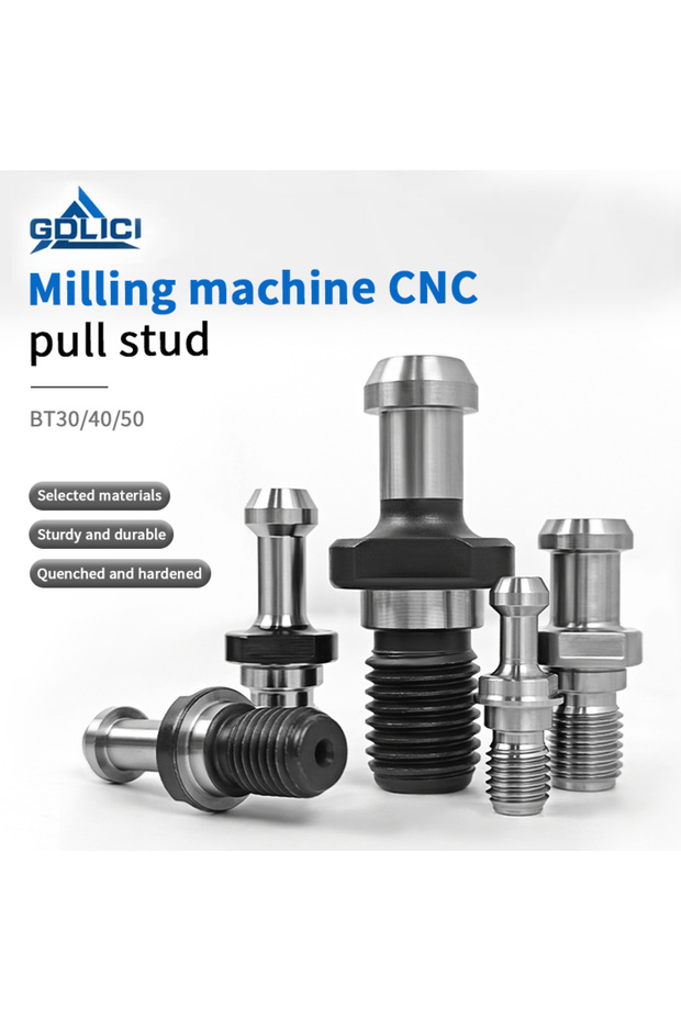 BT40X45 45° Through Hole Water Outlet Pull Stud BT30 BT40 BT50 Rear Pull Internal Cooling CNC Tool H