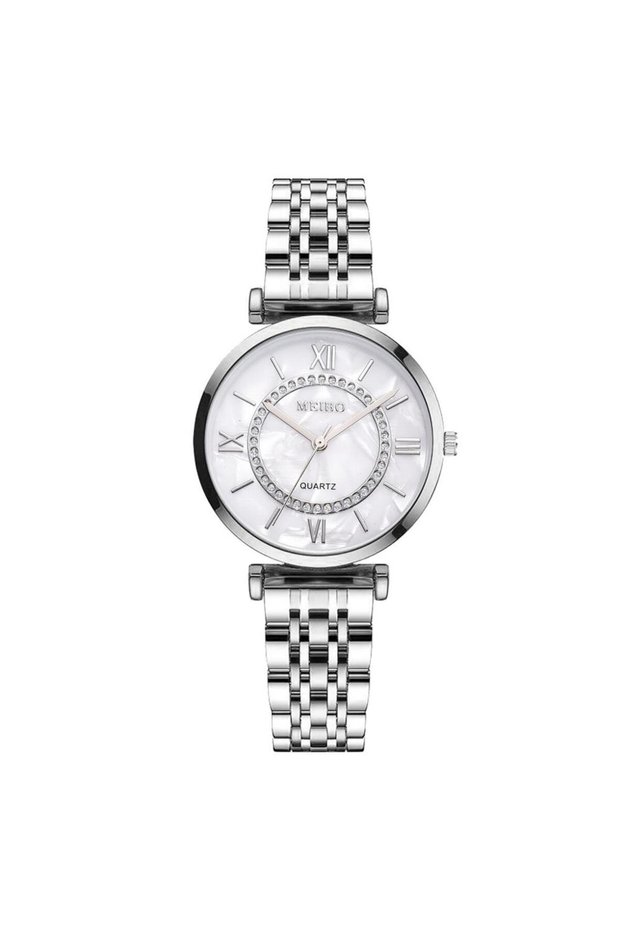 Silver Luxury Crystal Women Bracelet Watches Top Brand Fashion Diamond Ladies Quartz Watch Steel Fem
