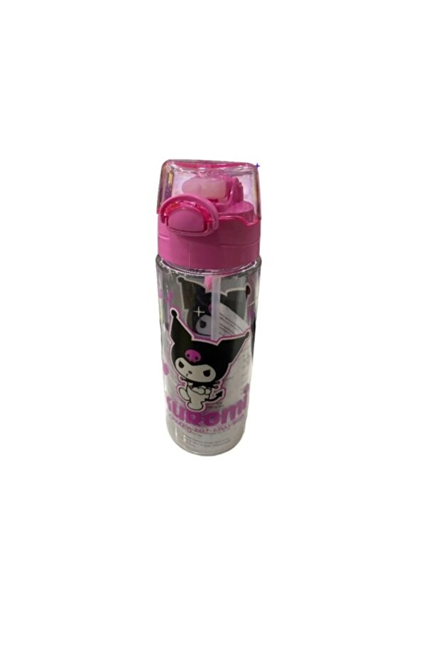 700ml Kuromi Lockable Water Bottle with Straw and Strap