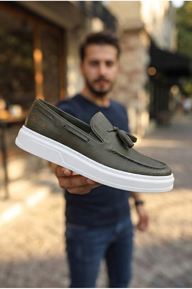 Loafer-x high quality premium laceless daily men's loafer khaki