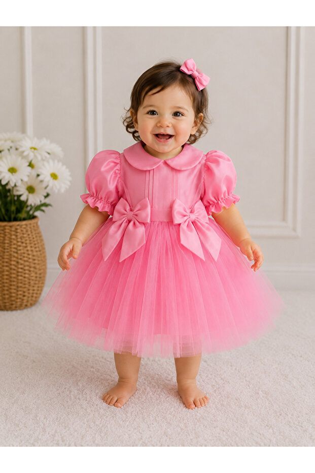 Baby Bow Detailed Dress