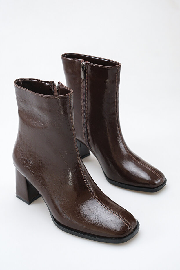 Women's Boots Blunt Toe Thick Heeled Casual Boots