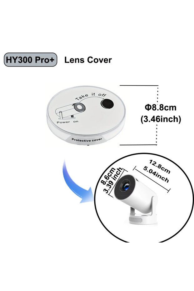 HY300ProAd Cover 2025 NEW HY300 Ultra Lens Cover HY300Pro+ Lens Cover Protective Lens Prevent Dust f