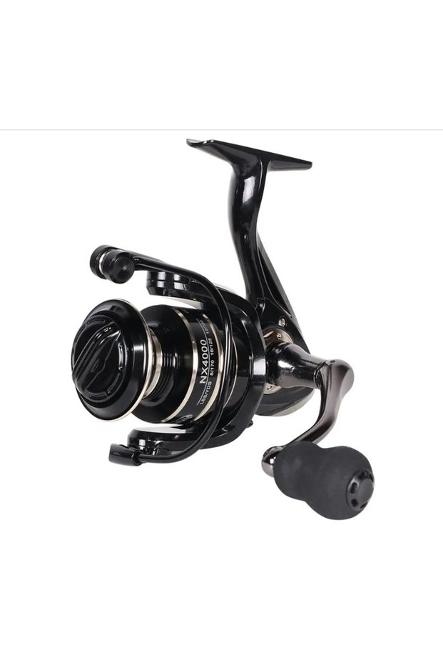 Nx2000 Fishing Reel 14 Ball Bearings 2000 Size – Metal Head and Metal Handle, Right/Left Hand Use