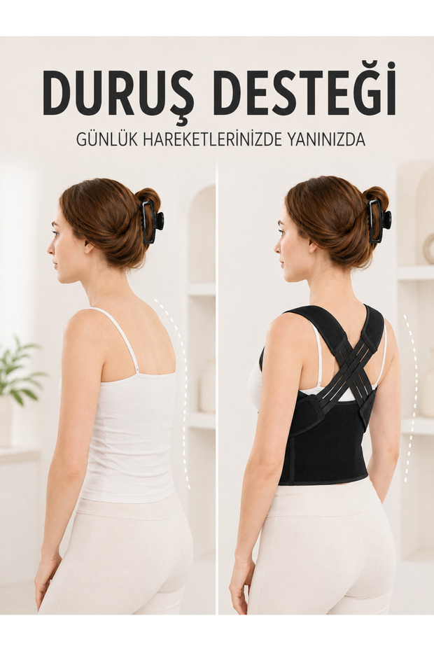 Posture Correction Corset with Back Support and Adjustable Elastic Waist Corset