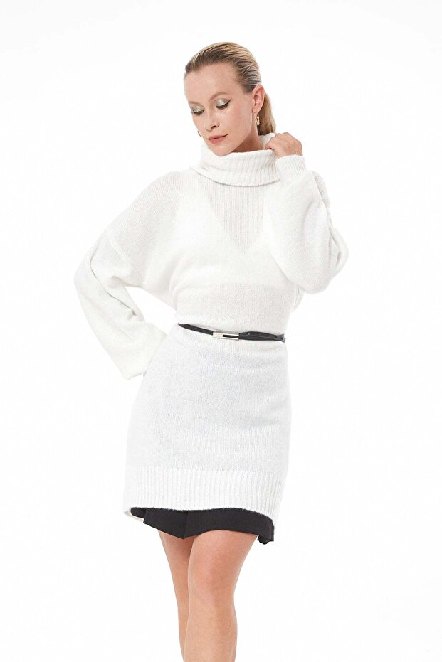 Basic Turtleneck Oversized Knitwear Sweater