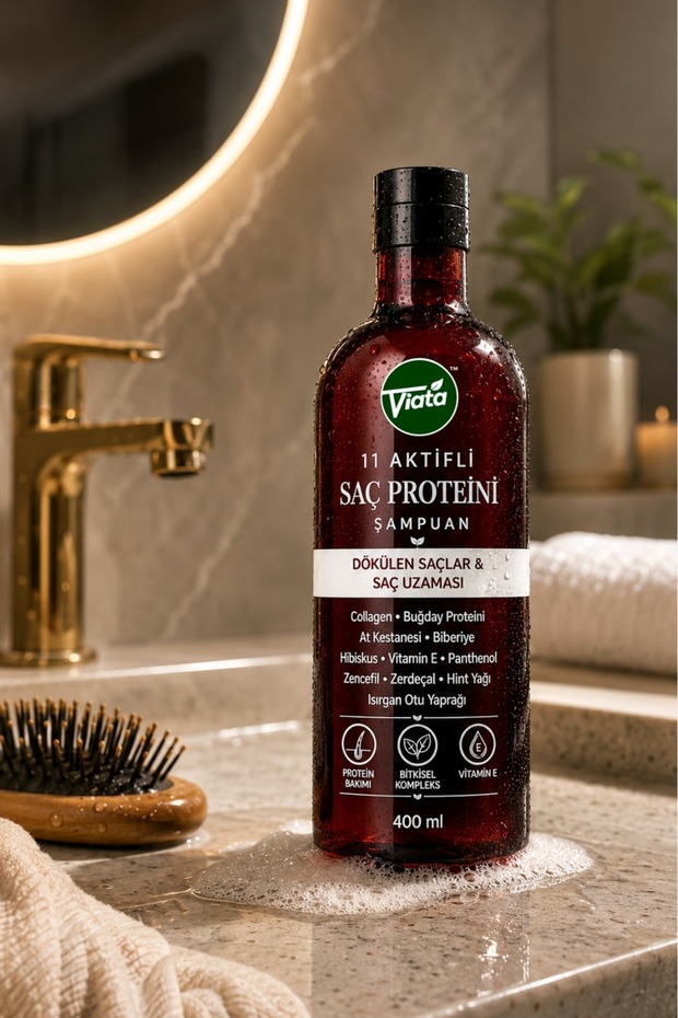 11 Active Hair Protein Shampoo for Hair Loss and Hair Growth 400 ml