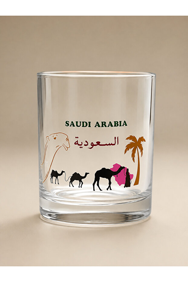كوب قهوة زجاج السعودية سعة 330 مل