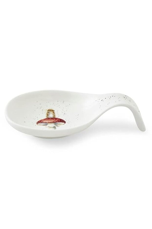 “Royal Worcester Wrendale Designs Ceramic Spoon Rest "He is Funghi" Mouse”