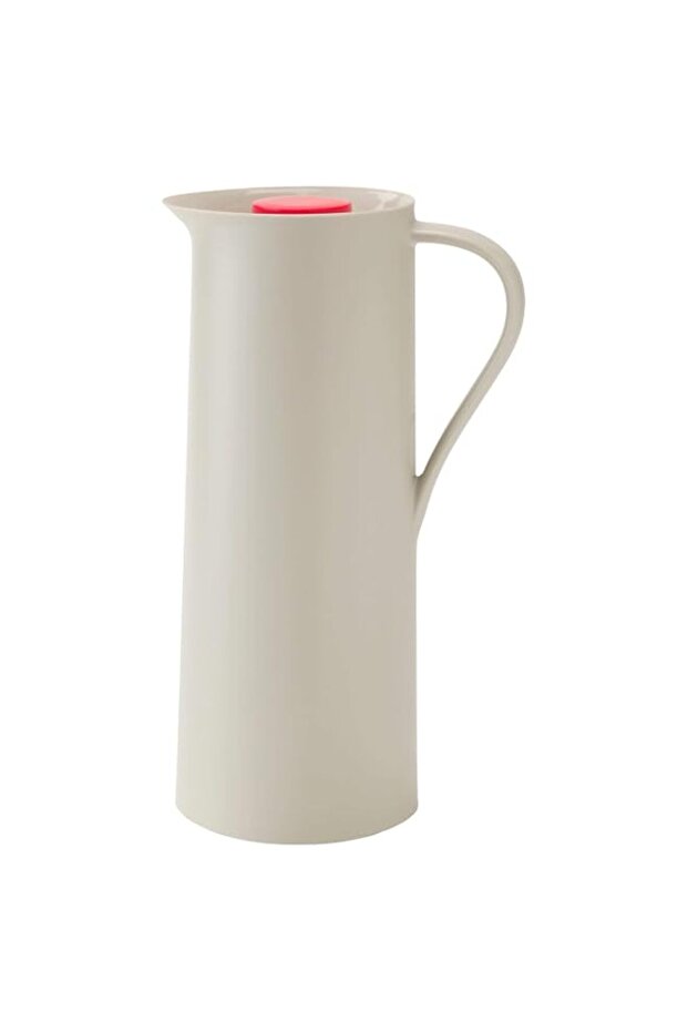 Behovd Vacuum flask beige red