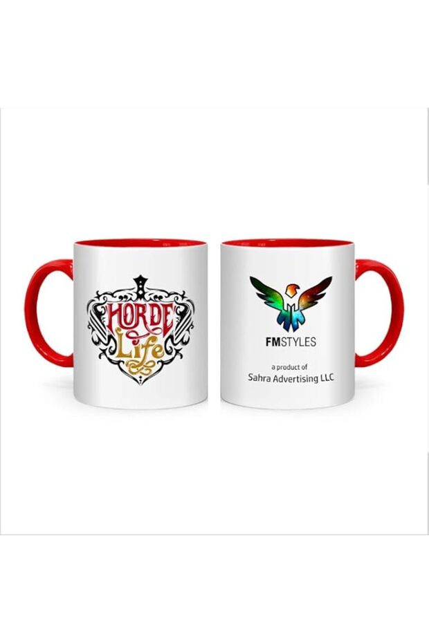 FMstyles Horde Life Mug, Red, FMS570